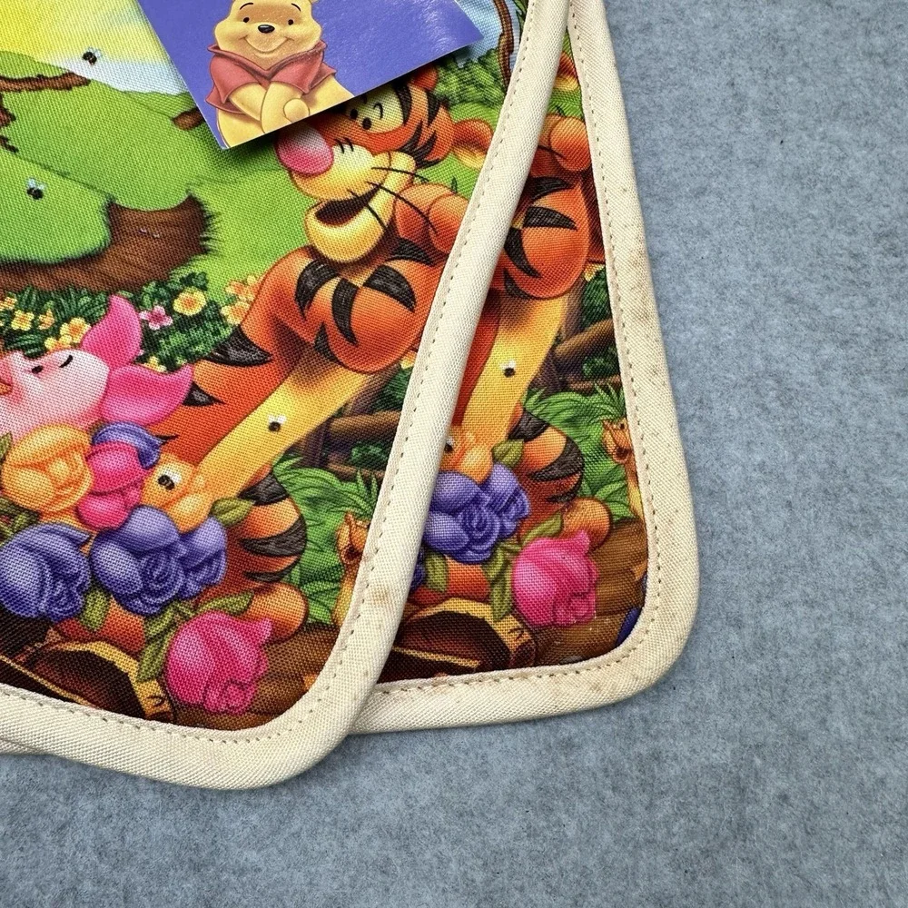 NOS Disney Pooh & Friends Kitchen Oven Pot Holder & Towel Set 90s Tigger Piglet‎